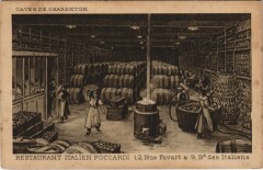 Paris 2e 12, Rue Favari Restaurant Poccardi