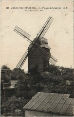Carte postale ancienne Montmartre - Le Moulin de la Galette
                                                                     à Paris 18e
                                