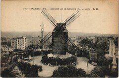 Carte postale ancienne Moulin de la Galette
                                                                     à Paris 18e
                                