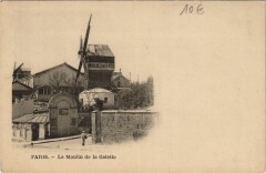 Carte postale ancienne Le Moulin De La Galette
                                                                     à Paris 18e
                                