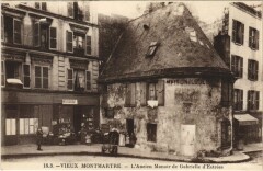 Carte postale ancienne Vieux Montmartre - L'Ancien Manoir de Gabrielle d'Estrées
																	 à Paris 18e
								