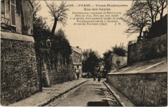 Vieux Montmartre - Rue des Saules à Paris 18e