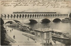 Carte postale ancienne Le Viaduc d'Auteuil
                                                                     à Paris 16e
                                