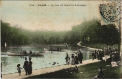 Paris 16e Bois de Boulogne le lac