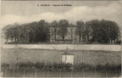 Accolay Vue sur le Chateau -
													89 Yonne
												