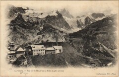 La Grave Vue sur le Massif de la Meije à La Grave