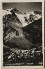 La Grave Vue Generale et la Meije à La Grave