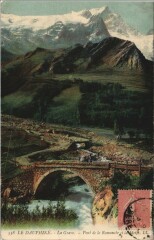 La Grave Pont de la Romanche et la Meije à La Grave