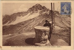 La Table d'Orientation du Galibier et le Grand Galibier