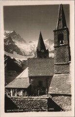La Grave L'Eglise et la Meije à La Grave