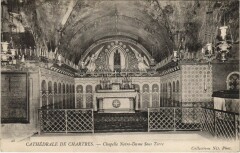 Chartres Cathedrale Chapelle N.-D. Sous Terre France à Chartres