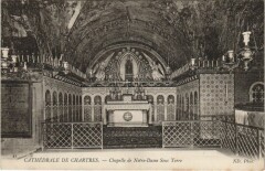 Chartres Cathedrale Chapelle N.-D. Sous Terre France à Chartres