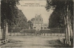 Valencay Le Chateau, vue de la route de Selles France