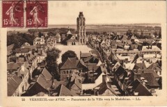 Verneuil-sur-Avre Panorama de la Ville vers la Madeleine -
													28 Eure et Loir
												