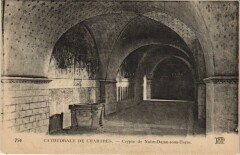 Chartres Cathedrale - Crypte de Notre-Dame-sous-Terre à Chartres