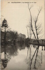 Chateaudun Le Chateau vu du Loir France