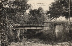 Carte postale ancienne Neron Le Pont sur le Neron France
                                                                     à Néron
                                