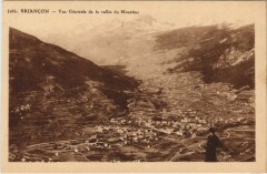 Briancon Vue Generale de la vallee du Monetier France