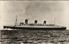 Le Paquebot Anglais Quenn Mary Ships
