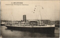 Lamartine - Paquebot des Messageries Maritimes Ships