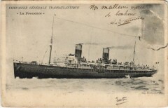 La Provence - Cie Gle Transatlantique Ships