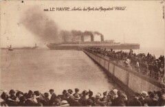 Le Havre - Sortie du Port du Paquebot Paris Ships