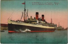 Le Paquebot Mexique - Cie Gle Transatlantique Ships
