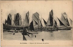Le Crotoy - Depart de Bateaux de Peche Ships