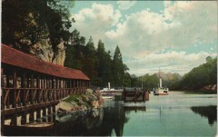 Steamer on a River Ships