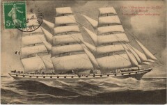 Trois-Mats Toutes Voiles Dehors - Sailing Vessel Ships