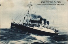 Mariette Pacha - Paquebot des Messageries Maritimes Ships