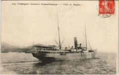 Ville de Naples - Cie Gle Transatlantique Ships