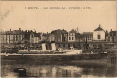 Dieppe - Gate Maritime - Le Versailles a Quai Ships