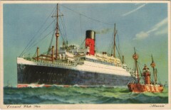 Cunard White Star Alaunia Ships