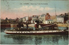Lorient - Depart d'un Vapeur Port-Louisien Ships
