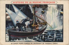 Le Canot Porte-Torpille du Liutenant de Vaisseau Duboc Ships