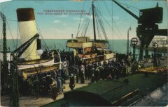 Passengers Embarking for Boulogne at Folkestone Ships