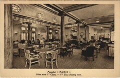 Paquebot Paris - Salon Mixte 1. Classe Ships