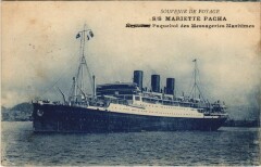 S.S. Mariette Pacha - Messageries Maritimes Ships