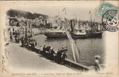 Trouville-sur-Mer - Avant-Port Depart du Bateau du Havre Ships
