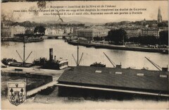 Bayonne - Jonction de la Nive et de l'Adour Ships -
													France
												