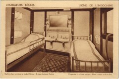 Chargeurs Reunis - Cabin Class Service to Indo-China Ships