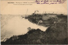 Saint-Malo - Naufrage du Hilda - 1905 Ships