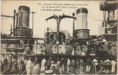 Cuirasse d'Escadre Iena apres l'Explosion - Fort Central Ships