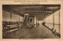 Lloyd Royal Hollandais - Pont Promenade Premiere Classe Ships