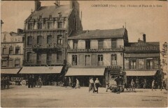 Compiegne Rue d'Amiens et Place de la Gare
