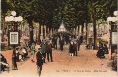 Vichy Le Parc du Casino, Allee Centrale à Vichy