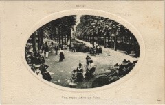 Vichy vue prise dans le Parc à Vichy