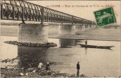 Cosne Pont du Chemin de Fer P.-O. Sur le Loire -
													03 Allier
												