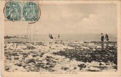 Ault Promenade sur la plage -
													80 Somme
												